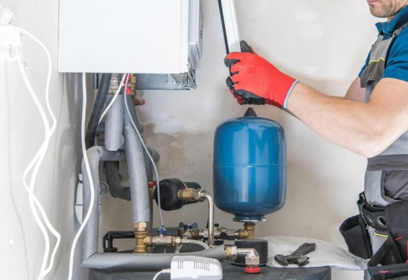 gas pipe installation